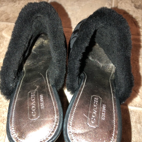 Georgia style black coach mules. Preowned. - Picture 3 of 8
